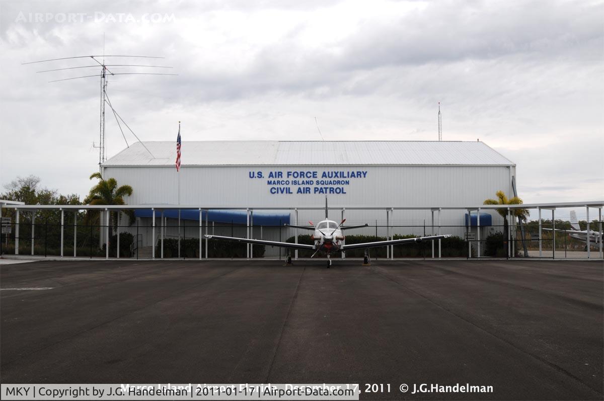 Marco Island Airport (MKY) - CAP hangar @Marco Island FL