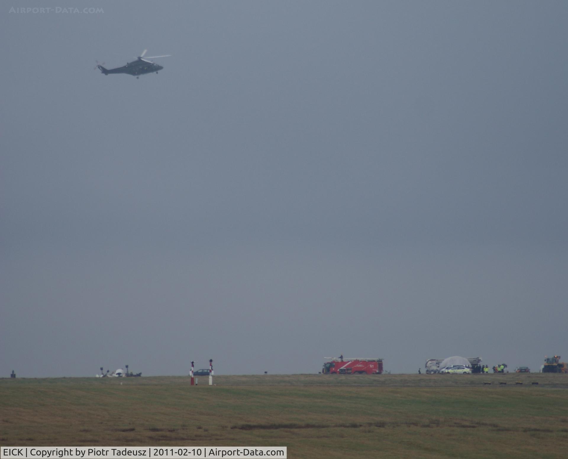 Cork International Airport, Cork Ireland (EICK) - Manx2 aircraft crash in Cork.