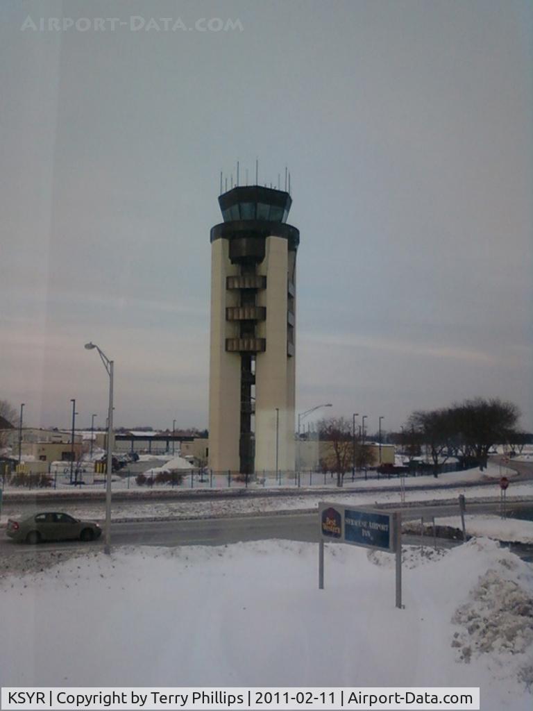 Syracuse Hancock International Airport (SYR) - View of the tower from the on site Best Western.