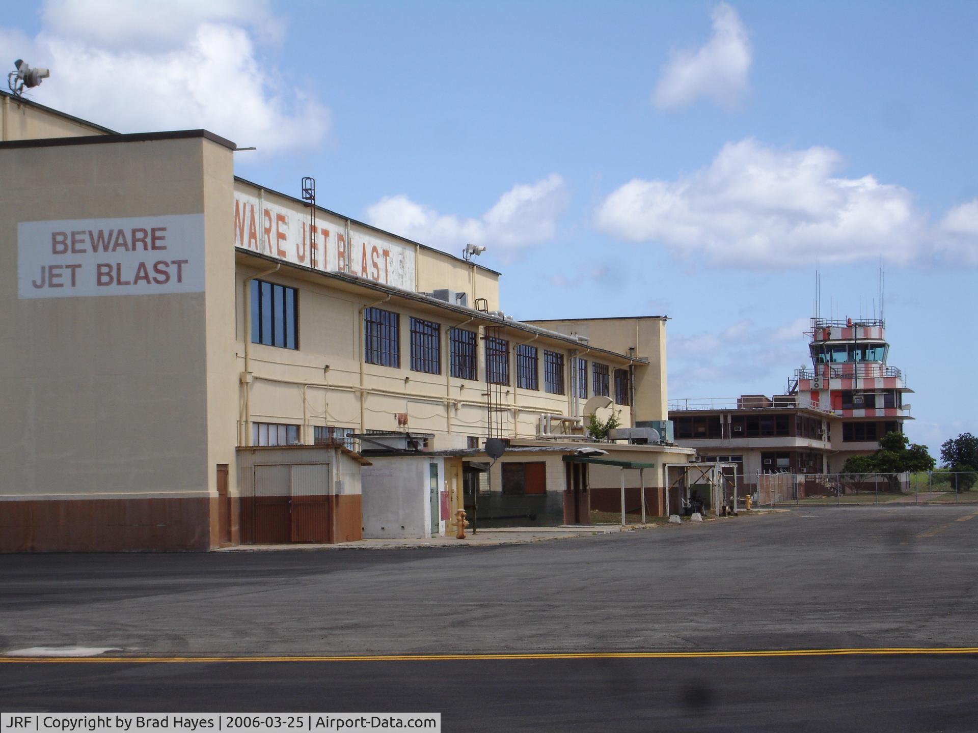 Kalaeloa (john Rodgers Field) Airport (JRF) - Hangar 110 and tower building 4...