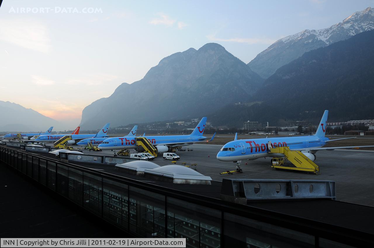 Innsbruck Airport, Innsbruck Austria (INN) - Apron