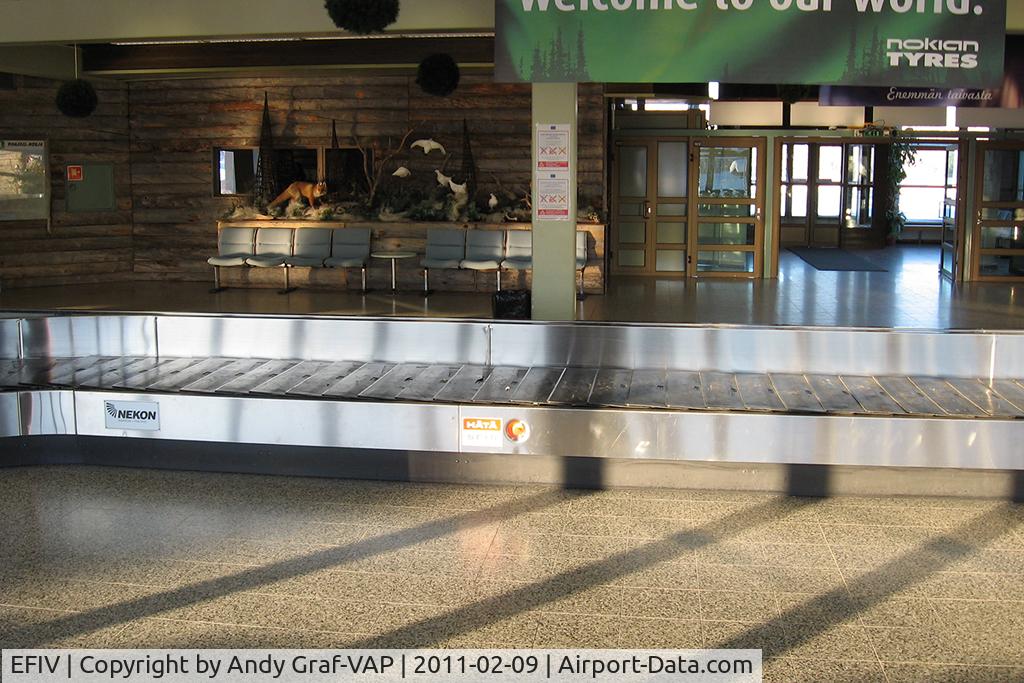 Ivalo Airport, Ivalo / Inari Finland (EFIV) - Arrival hall at Ivalo Airport