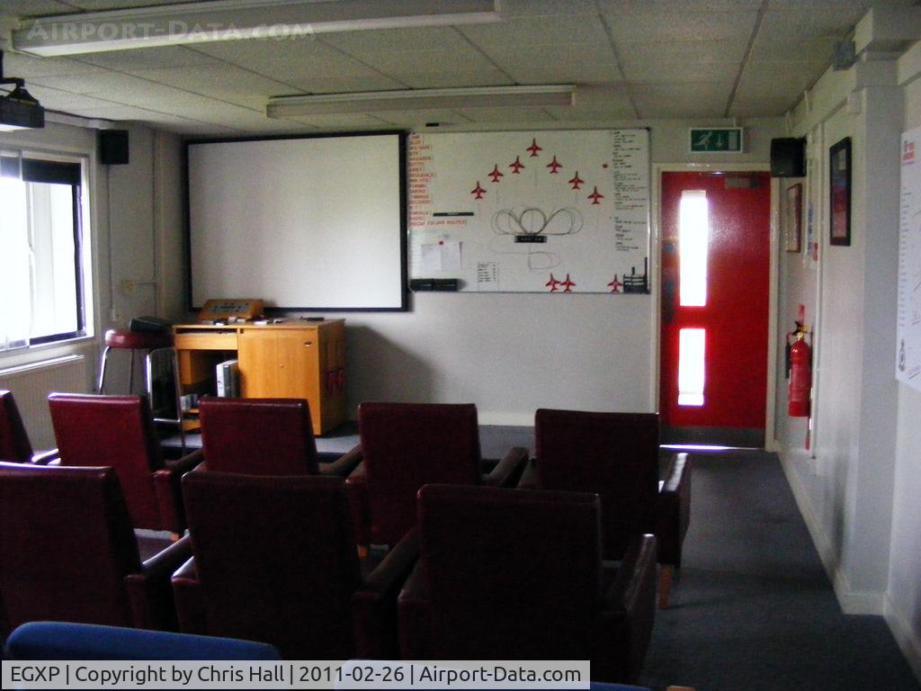 RAF Scampton Airport, Scampton, England United Kingdom (EGXP) - RAFAT pilots briefing room