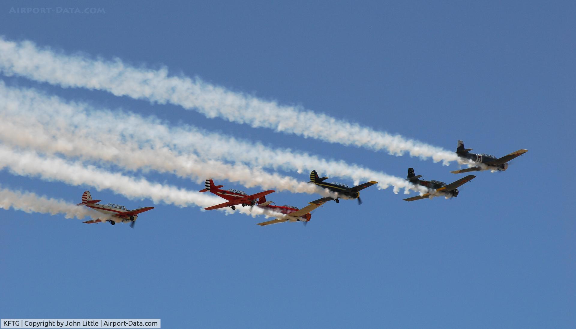 Front Range Airport (FTG) - Formation moving away