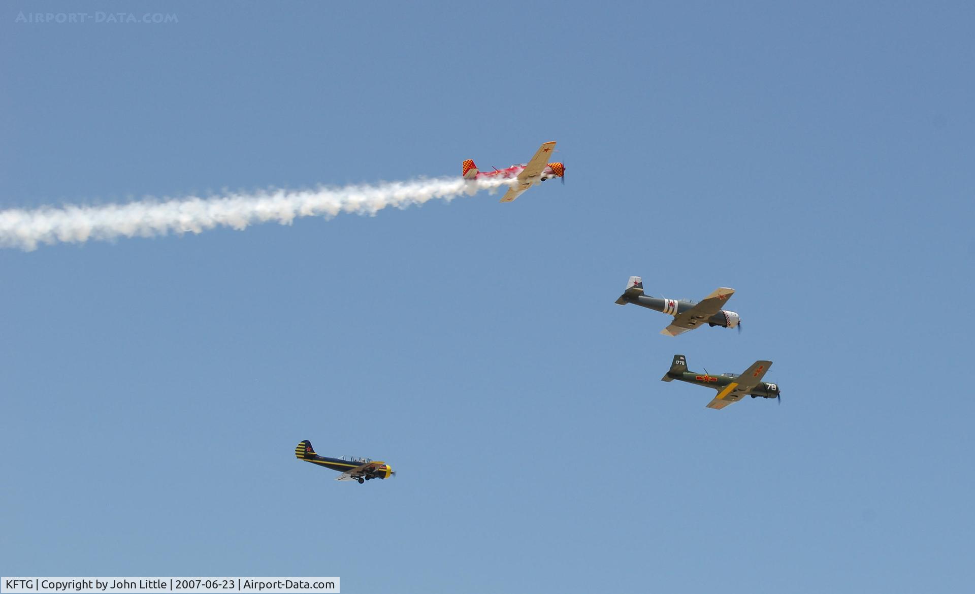 Front Range Airport (FTG) - Missing Man Formation - Veteran Honor Day - Front Range