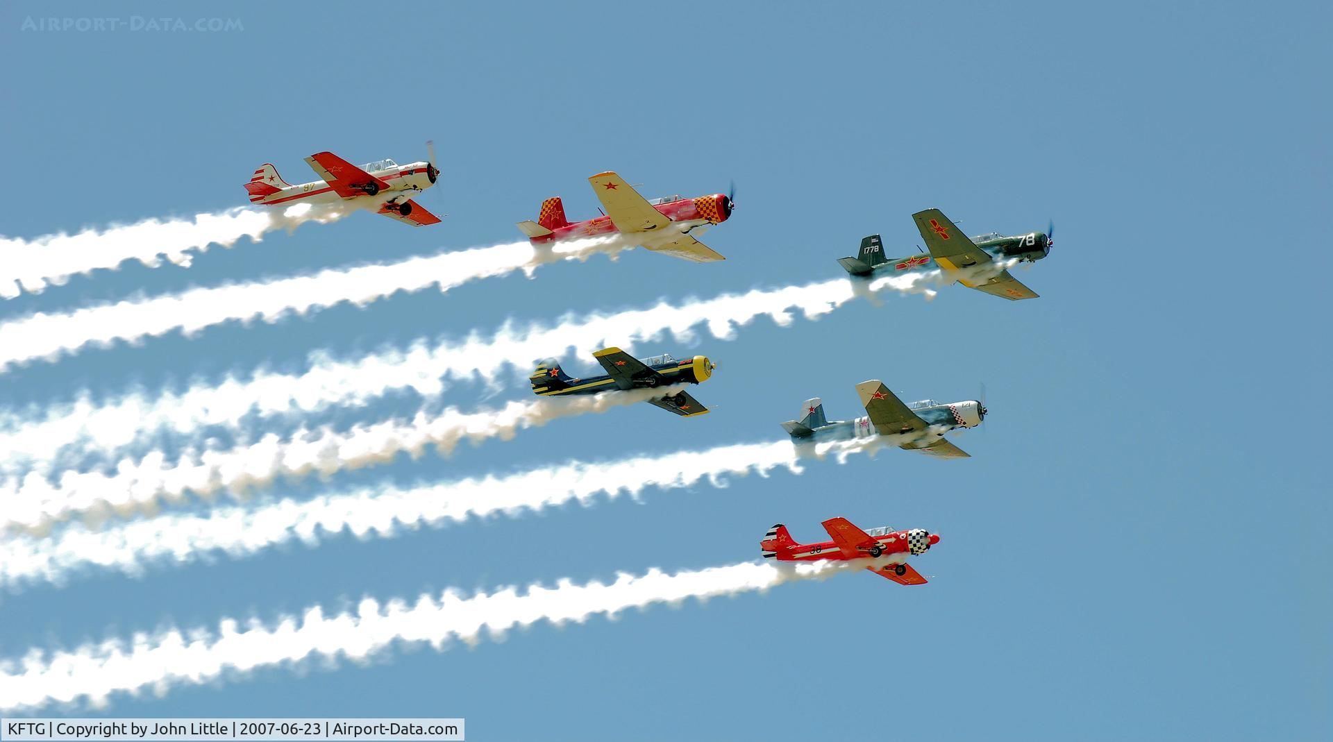 Front Range Airport (FTG) - All 6 Planes in formation flight