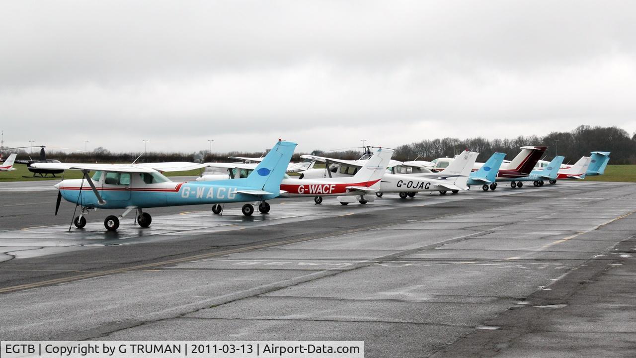 Wycombe Air Park/Booker Airport, High Wycombe, England United Kingdom (EGTB) - A quiet, wet March Sunday at Booker