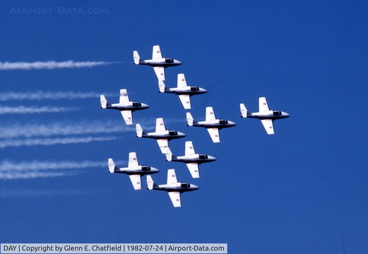 James M Cox Dayton International Airport (DAY) - Snowbirds at Dayton International Air Show