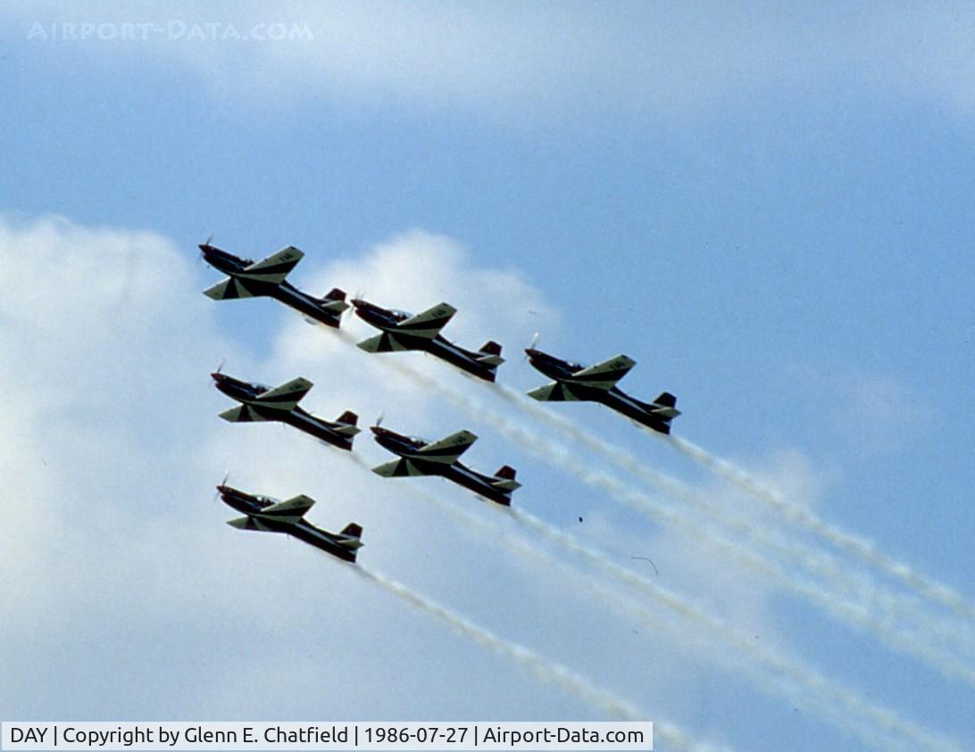 James M Cox Dayton International Airport (DAY) - Squadron of Smoke at Dayton International Air Show