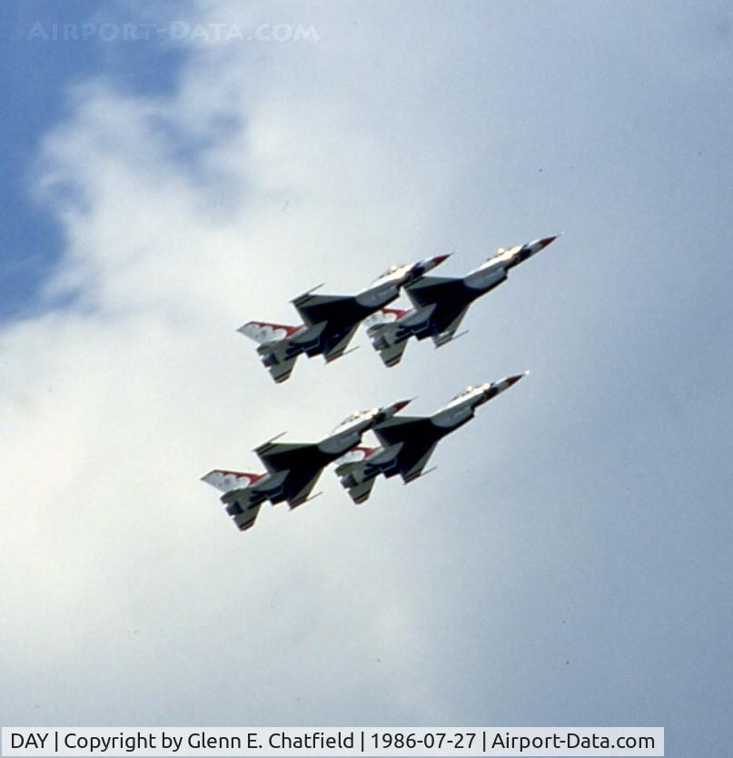 James M Cox Dayton International Airport (DAY) - Thunderbirds at the Dayton International Air Show