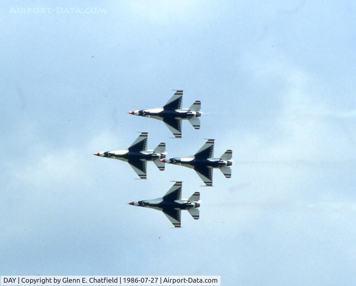 James M Cox Dayton International Airport (DAY) - Thunderbirds at the Dayton International Air Show