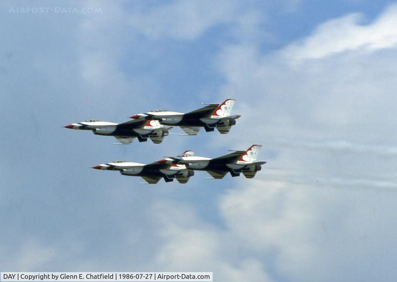 James M Cox Dayton International Airport (DAY) - Thunderbirds at the Dayton International Air Show