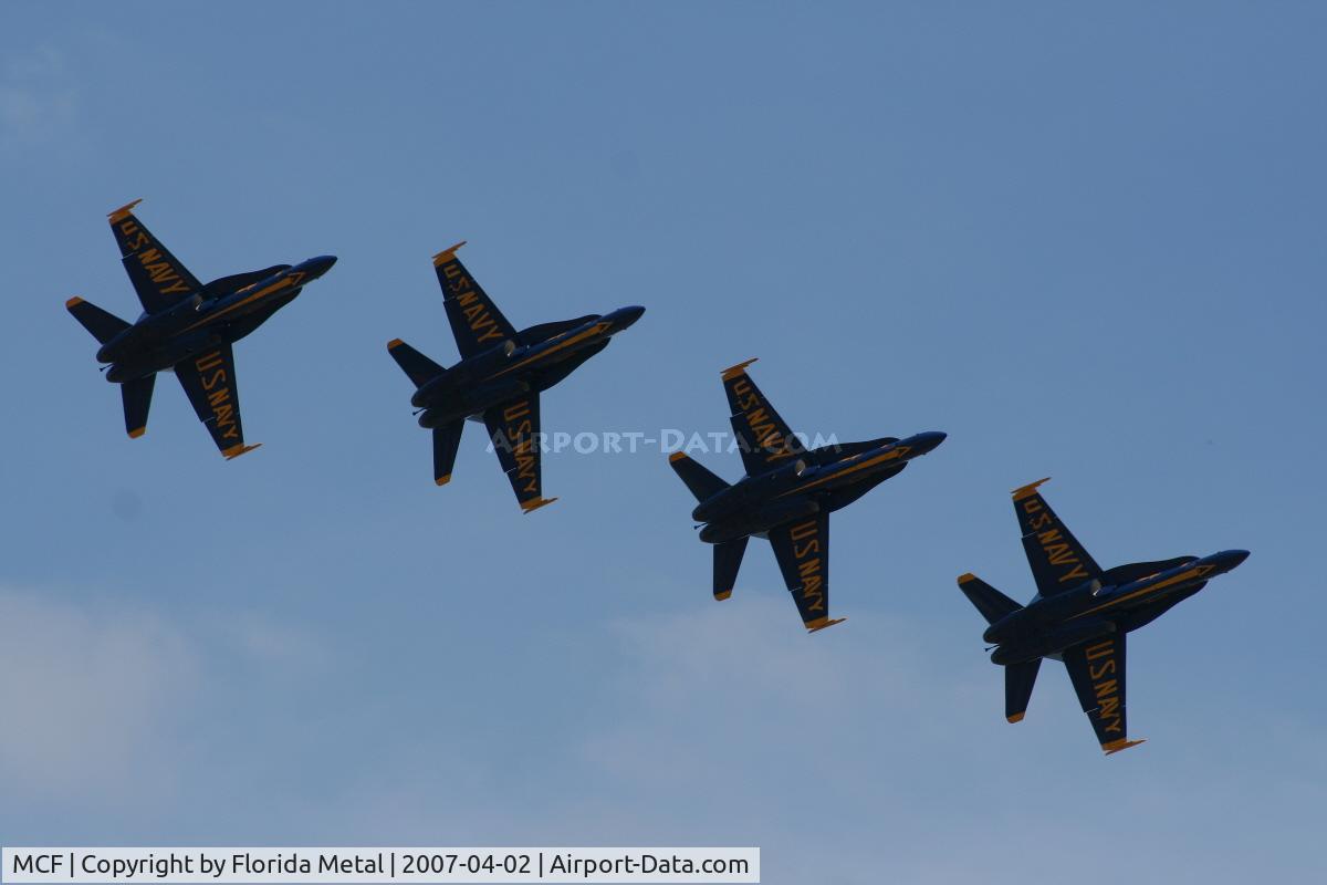 Mac Dill Afb Airport (MCF) - Blue Angels formation