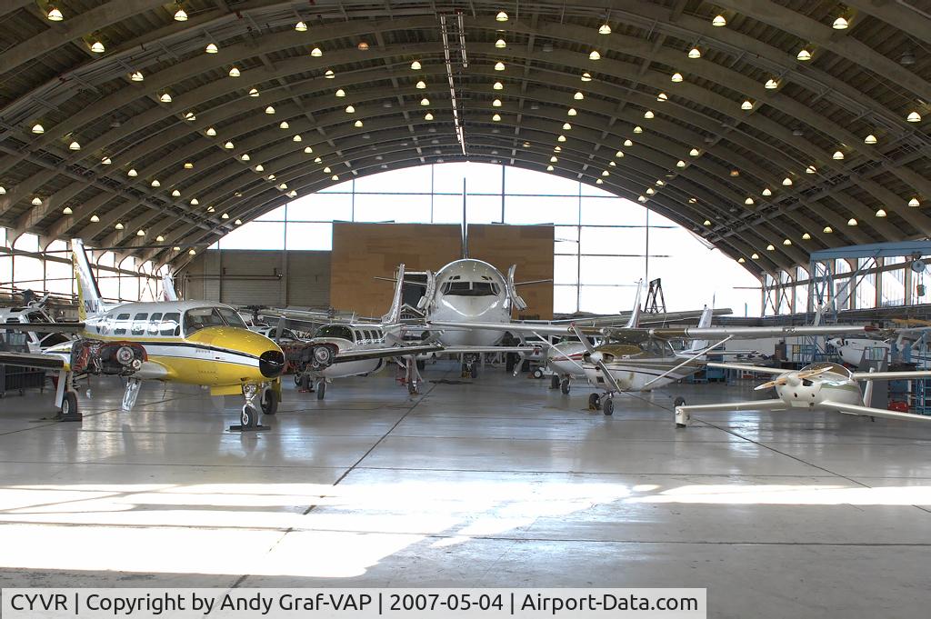 Vancouver International Airport, Vancouver, British Columbia Canada (CYVR) - Overview of the aviation school hangar