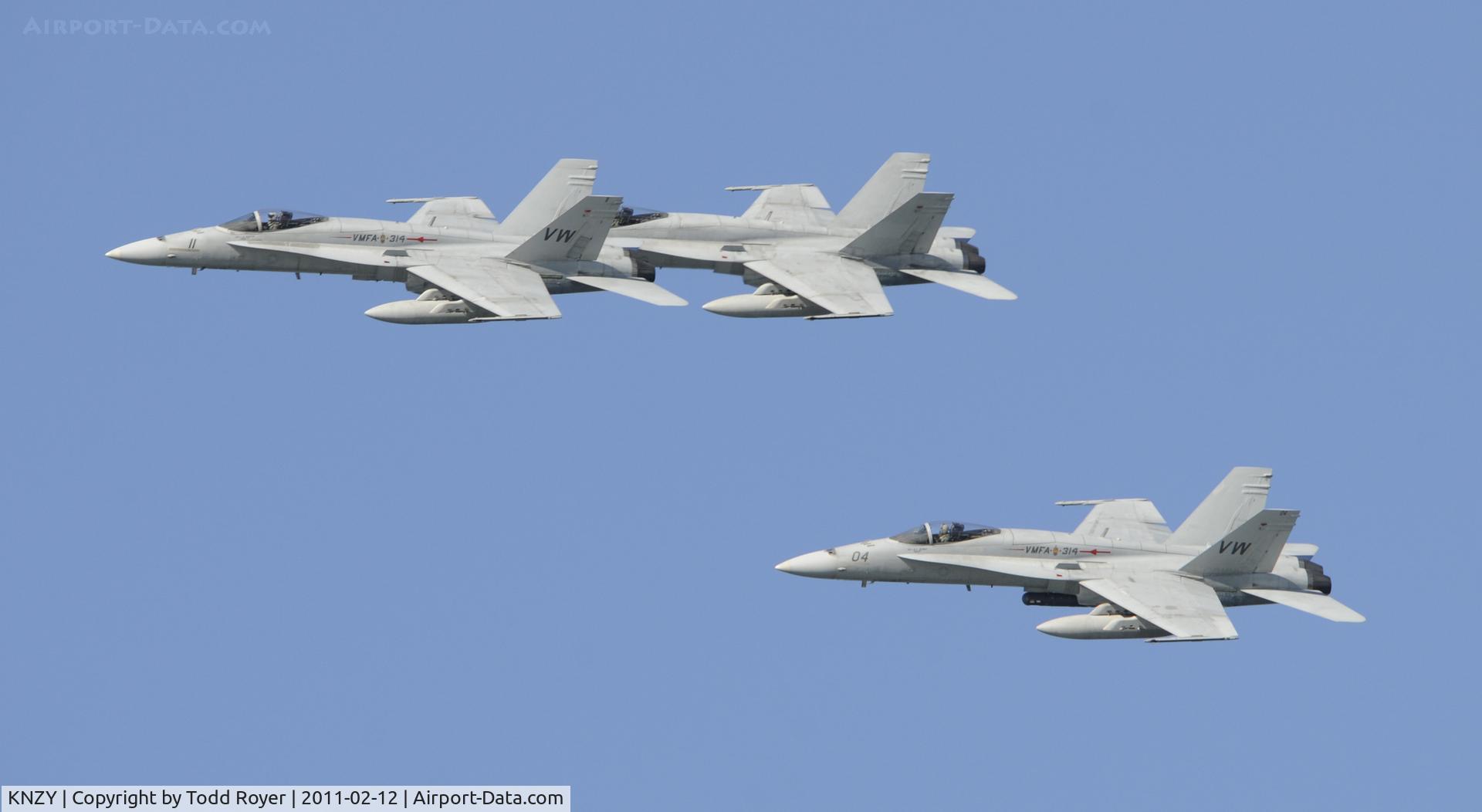 North Island Nas /halsey Field/ Airport (NZY) - Marine Hornets