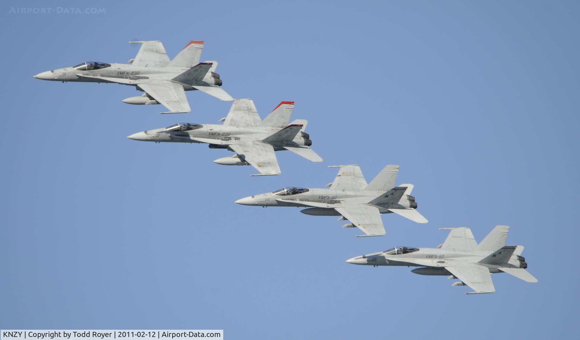 North Island Nas /halsey Field/ Airport (NZY) - Marine Hornets