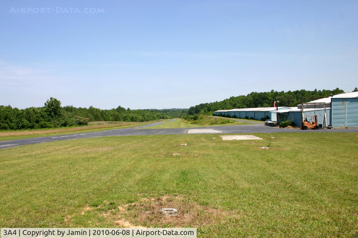 Southeast Greensboro Airport (3A4) - Looking down Rwy 35. The staff were friendly, welcoming, and generous.