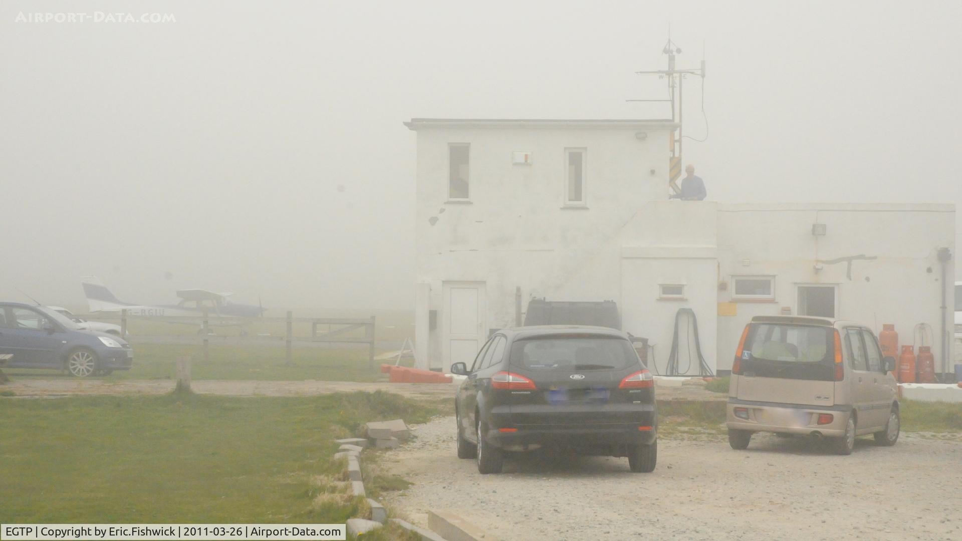 Perranporth Airfield Airport, Perranporth, England United Kingdom (EGTP) - Went to see Perranporth Aerodrome. Built in 1941 as a WW2 Spitfire Station. Sadly the sea mist rolled in.......