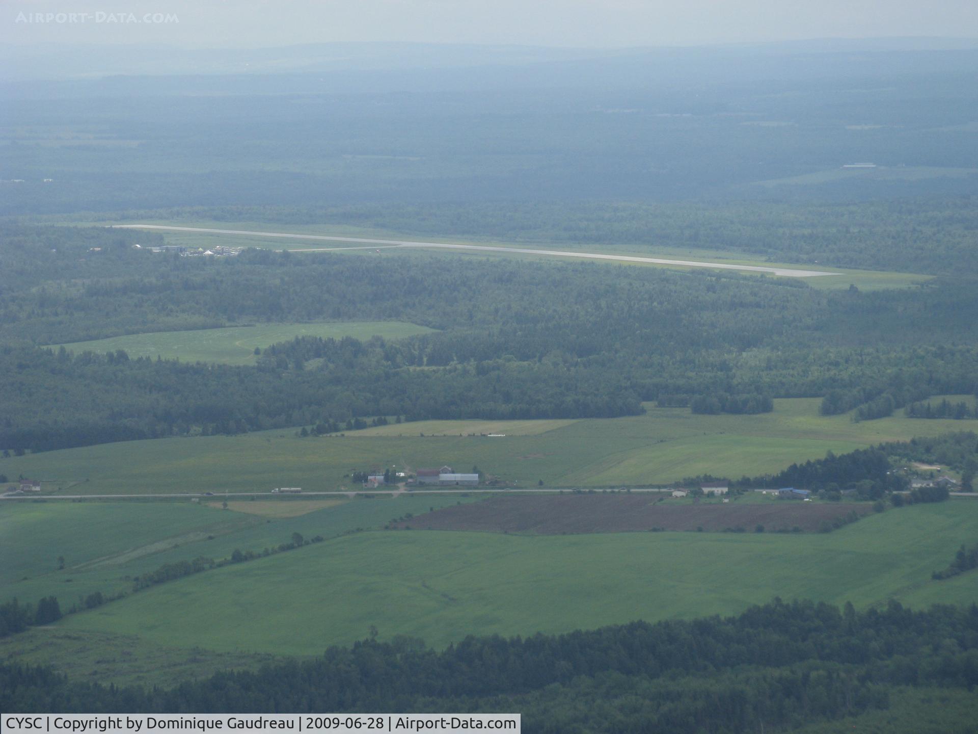 Sherbrooke Airport, Sherbrooke, Quebec Canada (CYSC) - Taken from a R44