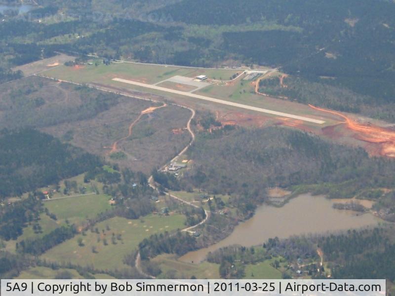 Roosevelt Memorial Airport (5A9) - Looking SW from 3000'