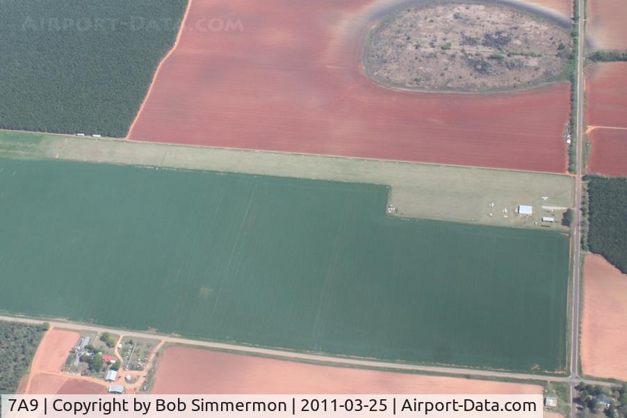 7A9 Airport - Looking east from 3000'