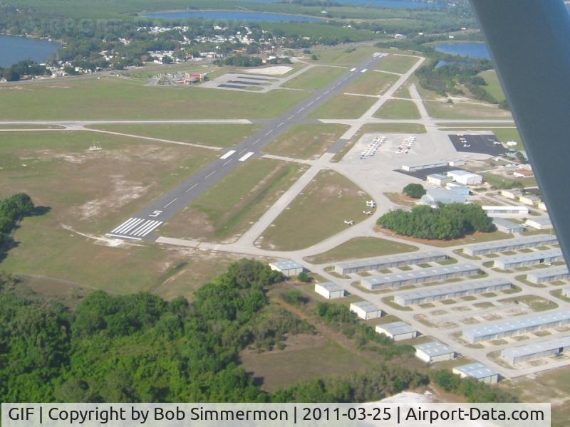 Winter Haven's Gilbert Airport (GIF) - Midfield downwind for RWY 29, looking down RWY 5