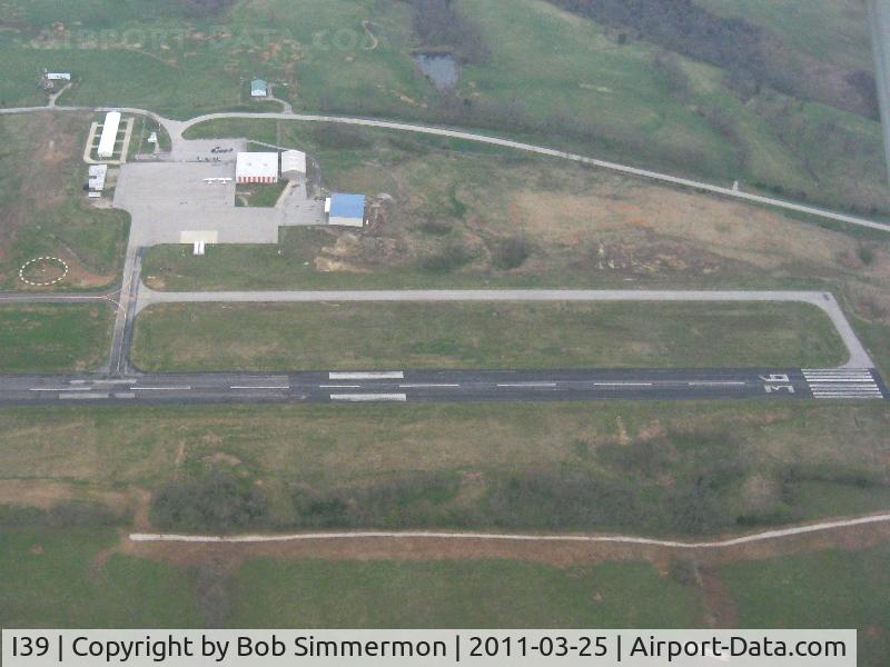 Madison Airport (I39) - Looking east from 3000'