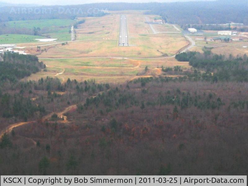 Scott Municipal Airport (SCX) - Final for RWY 23 at Oneida, TN