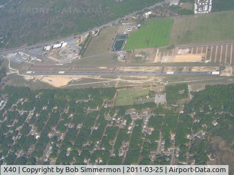 X40 Airport - Looking NE from 5000'