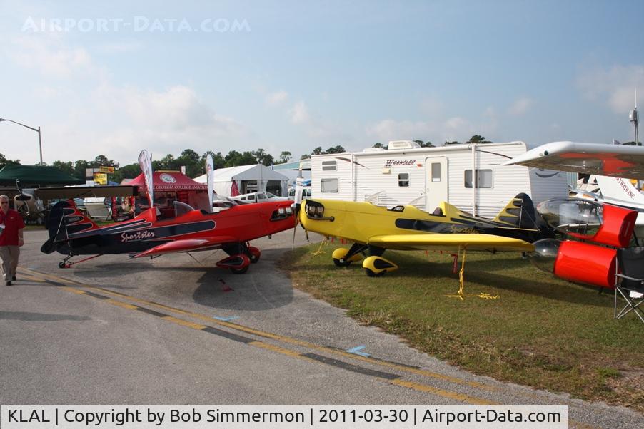 Lakeland Linder Regional Airport (LAL) - Pair of Sporters on display at Sun N Fun 2011