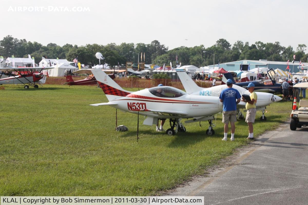 Lakeland Linder Regional Airport (LAL) - Aircraft on display at Sun N Fun 2011.  The 3 Pietenpol's on display in the background were destroyed by a storm the next day.
