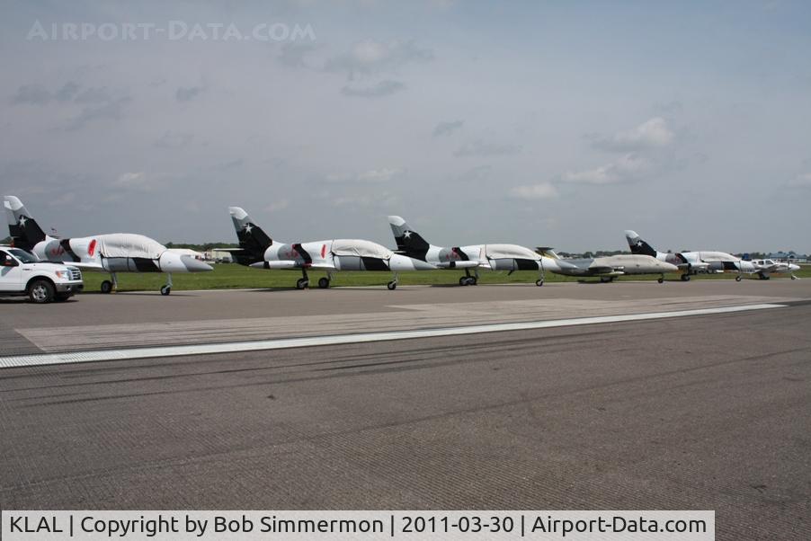 Lakeland Linder Regional Airport (LAL) - L-39's & L-29 on display at Sun N Fun 2011