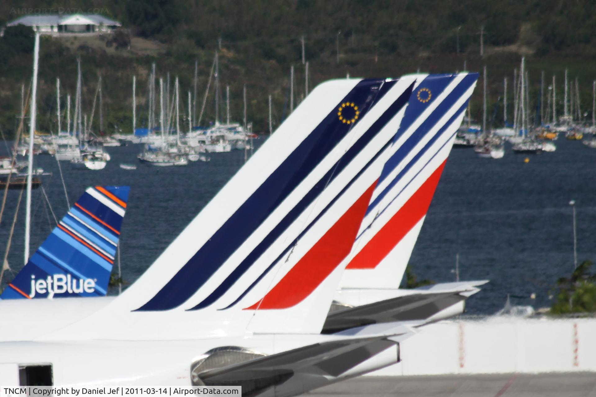 Princess Juliana International Airport, Philipsburg, Sint Maarten Netherlands Antilles (TNCM) - 2 Air frances at TNCM