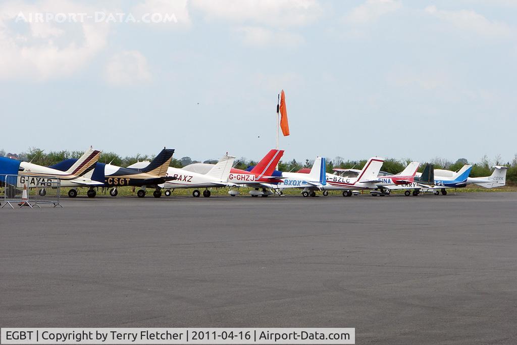 Turweston Aerodrome Airport, Turweston, England United Kingdom (EGBT) - GA Parking at Turweston