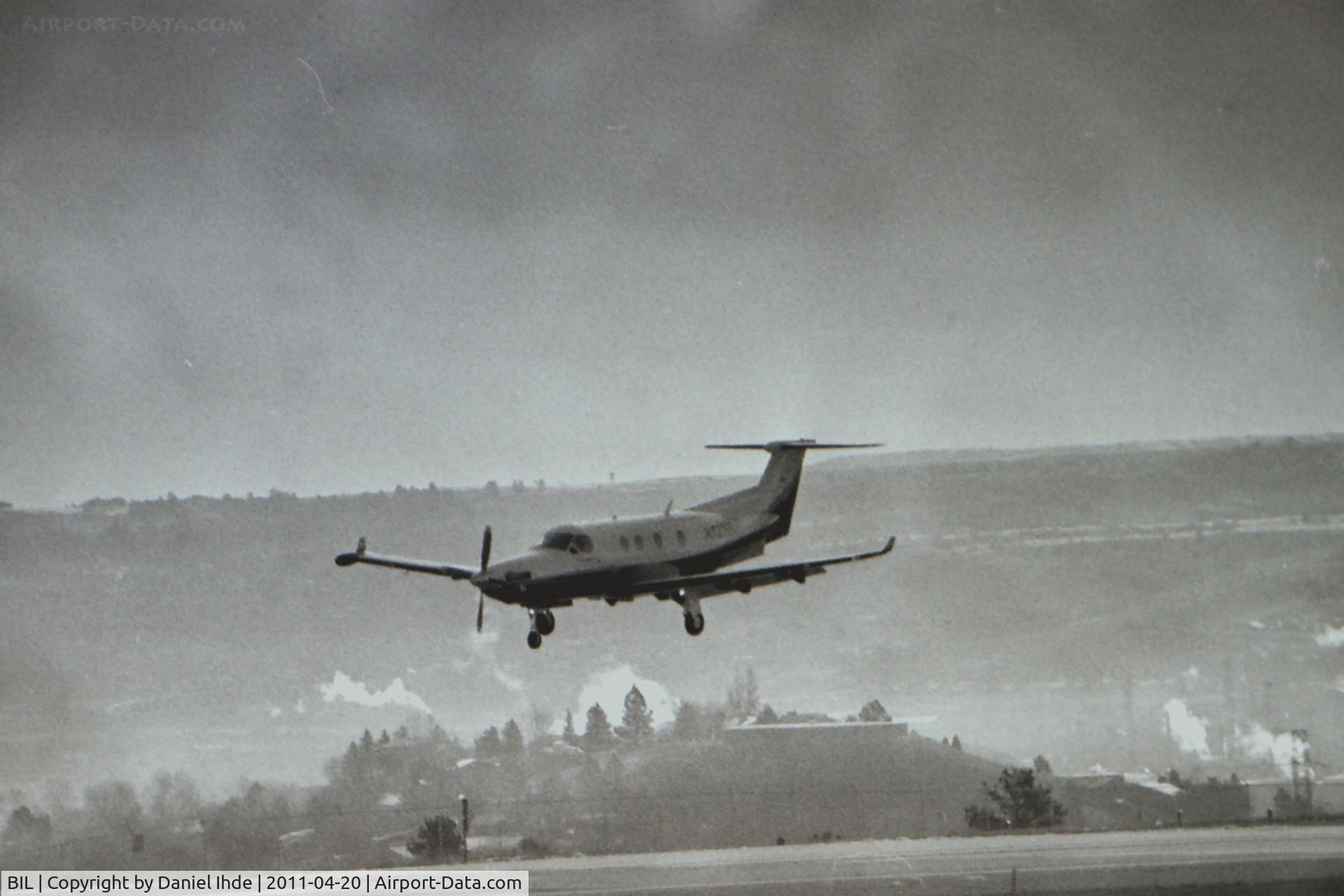 Billings Logan International Airport (BIL) - Pilatus @ BIL  Testing a recently purchased Nikon FM2n