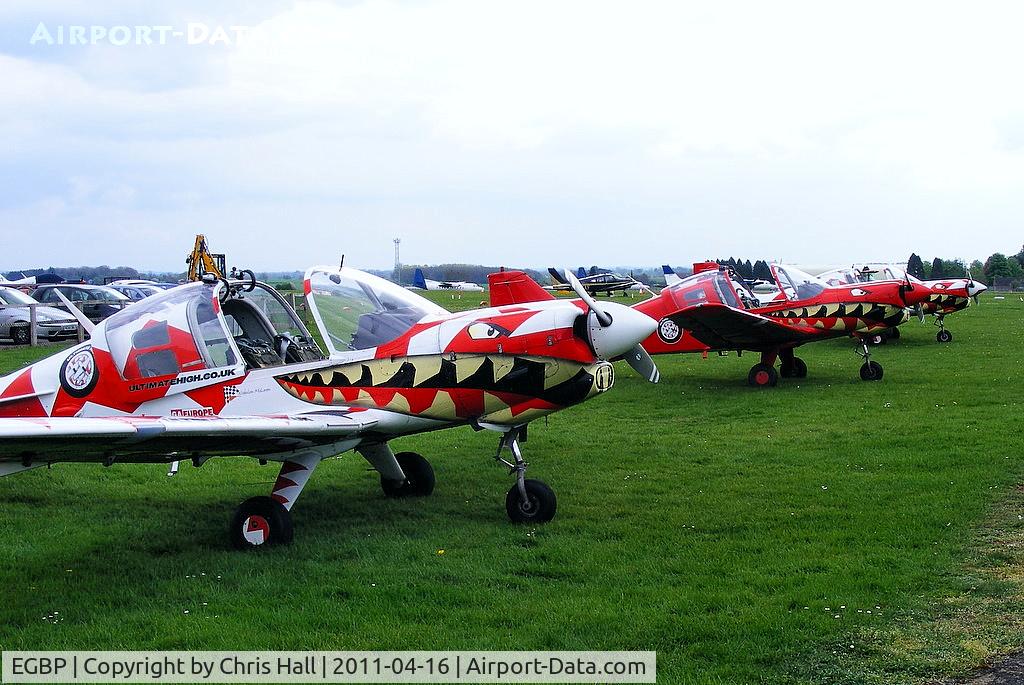 Kemble Airport, Kemble, England United Kingdom (EGBP) - Bulldogs of Power Aerobatics Ltd	lined up at Kemble