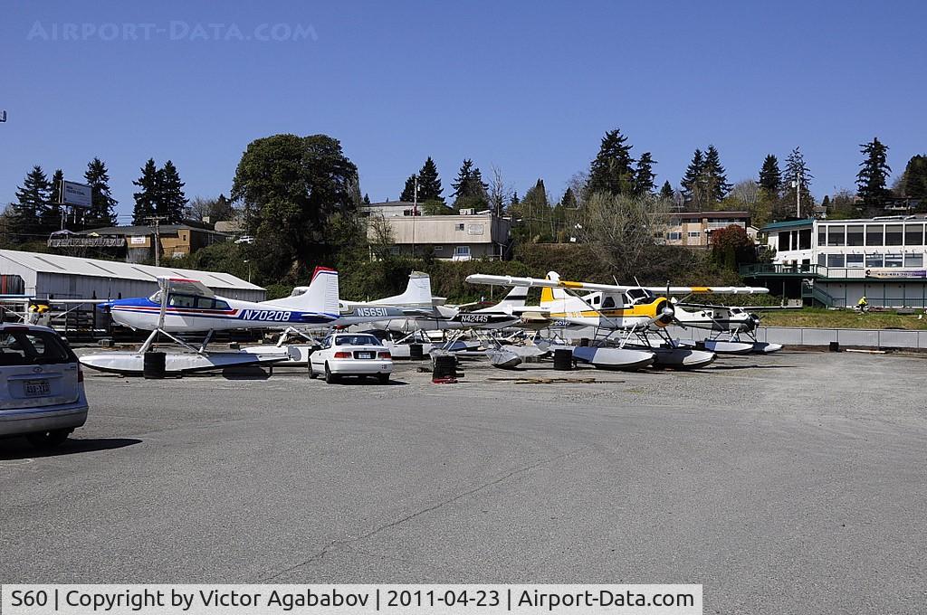 Kenmore Air Harbor Inc Seaplane Base (S60) - View of planes at Kenmore.