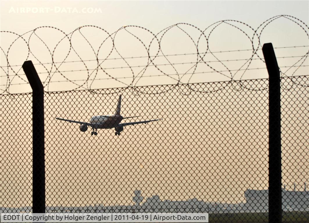 Tegel International Airport (closing in 2011), Berlin Germany (EDDT) - View through the fence at rwy 08L (by the way: the view at rwy 08R isn´t much more different;)