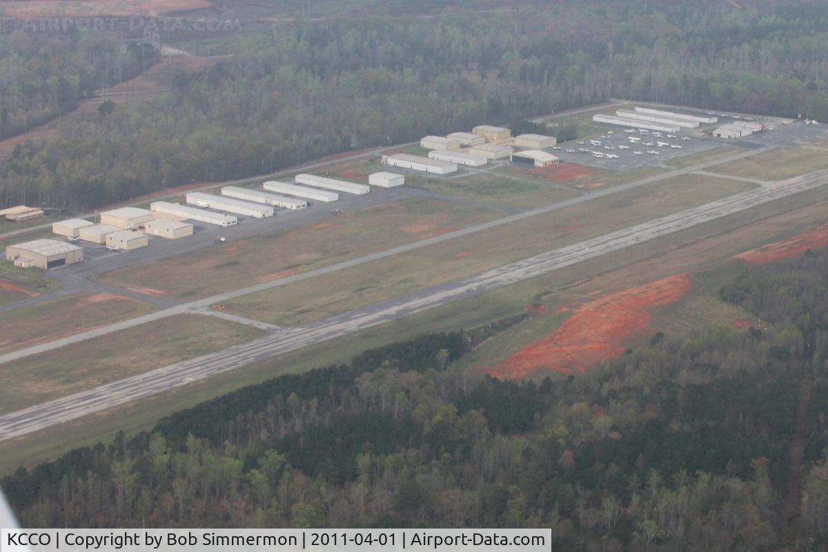 Newnan Coweta County Airport (CCO) - Looking west from 3000'