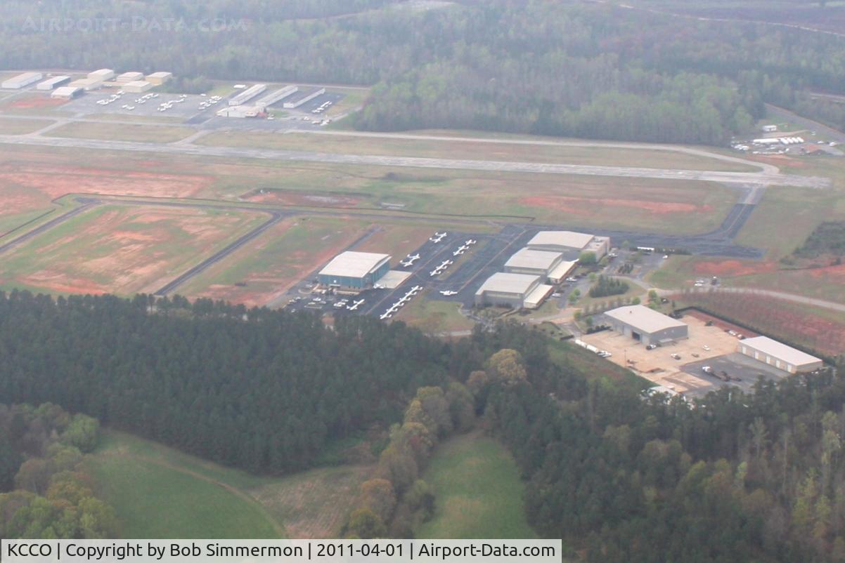 Newnan Coweta County Airport (CCO) - Looking west from 3000'