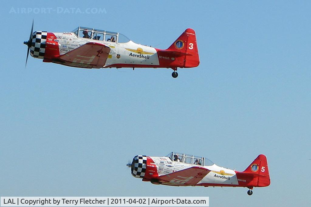Lakeland Linder Regional Airport (LAL) - 2 AT-6s displaying at 2011 Sun n Fun at Lakeland , Florida