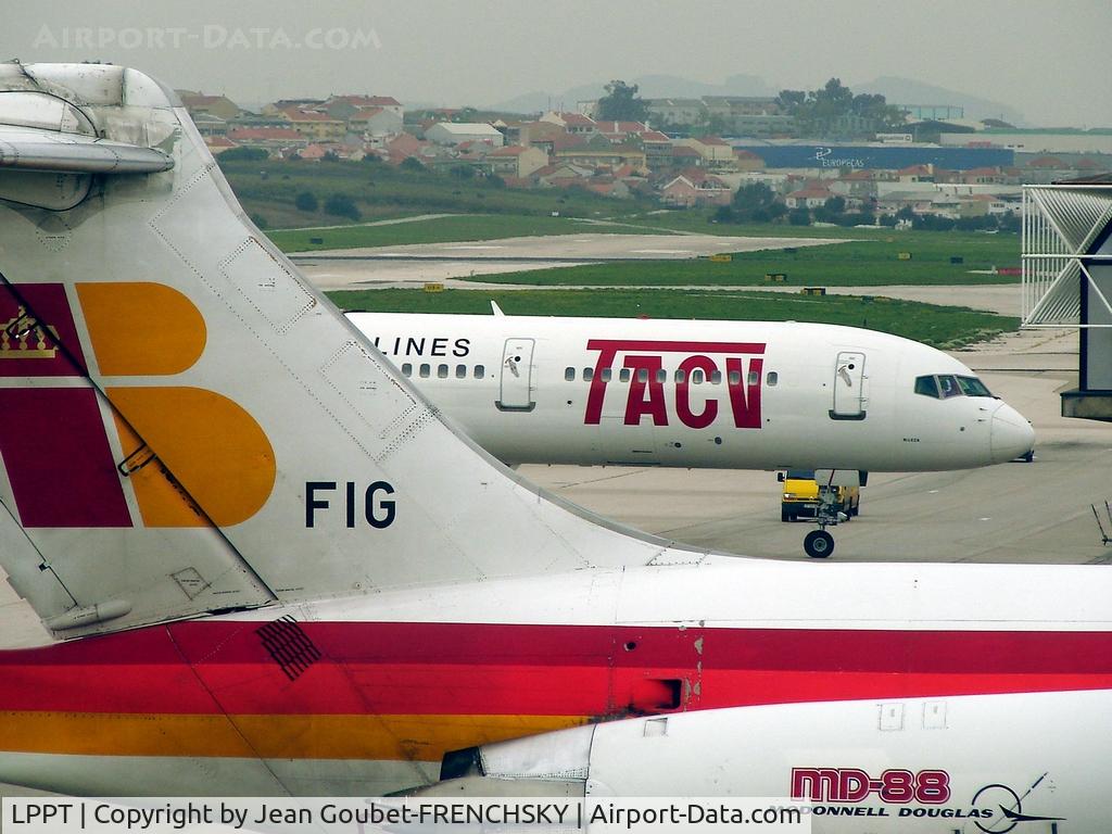 Portela Airport (Lisbon Airport), Portela, Loures (serves Lisbon) Portugal (LPPT) - 757 TACV with Ibéria'MD