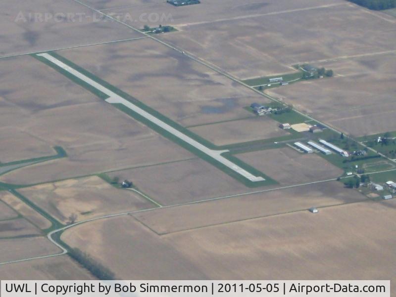 New Castle-henry Co Municipal Airport (UWL) - Looking SE from 5000'
