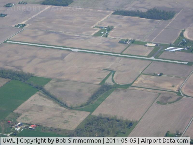 New Castle-henry Co Municipal Airport (UWL) - Looking S from 5000'