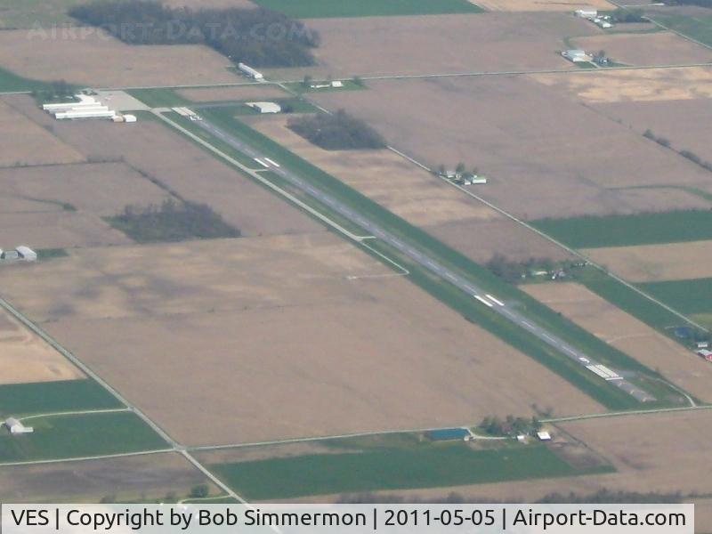 Darke County Airport (VES) - Looking SE from 5000'
