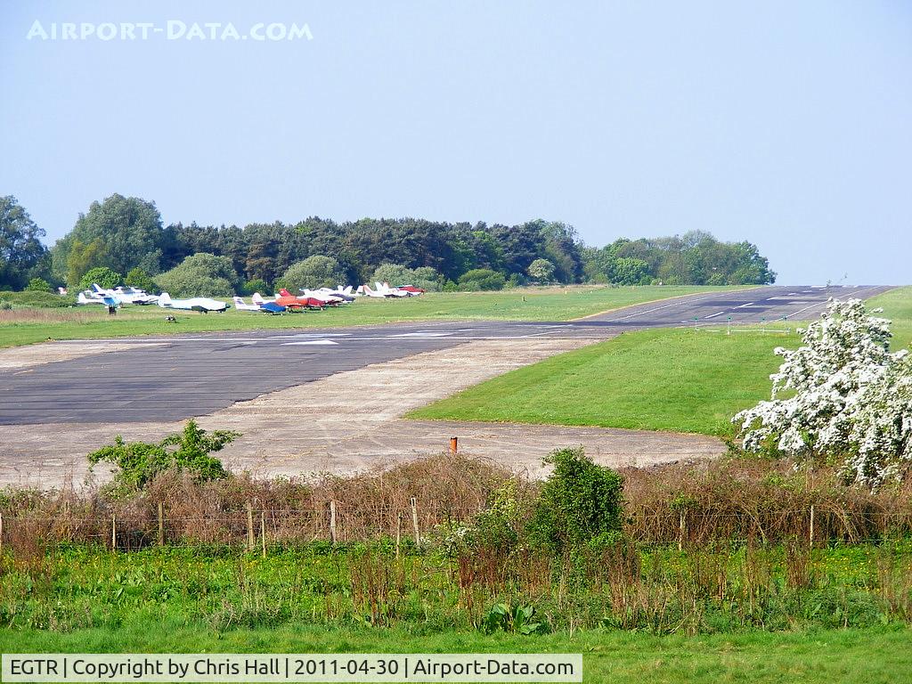 Elstree Airfield Airport, Watford, England United Kingdom (EGTR) - The undulating runway at Elstree