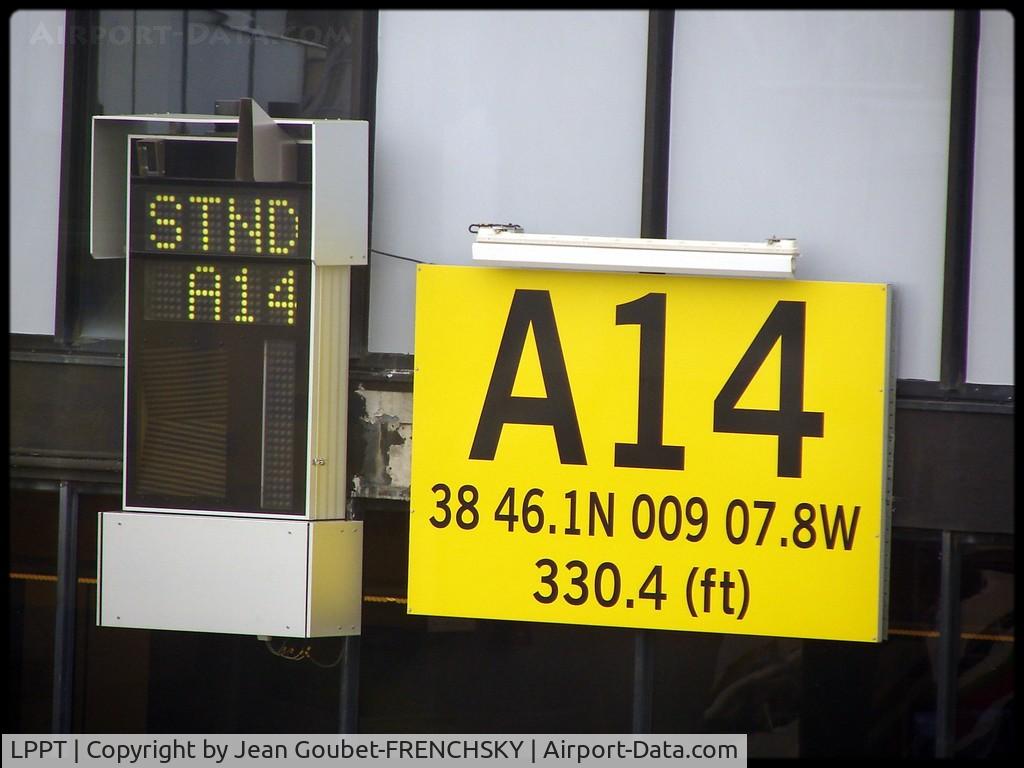 Portela Airport (Lisbon Airport), Portela, Loures (serves Lisbon) Portugal (LPPT) - A14