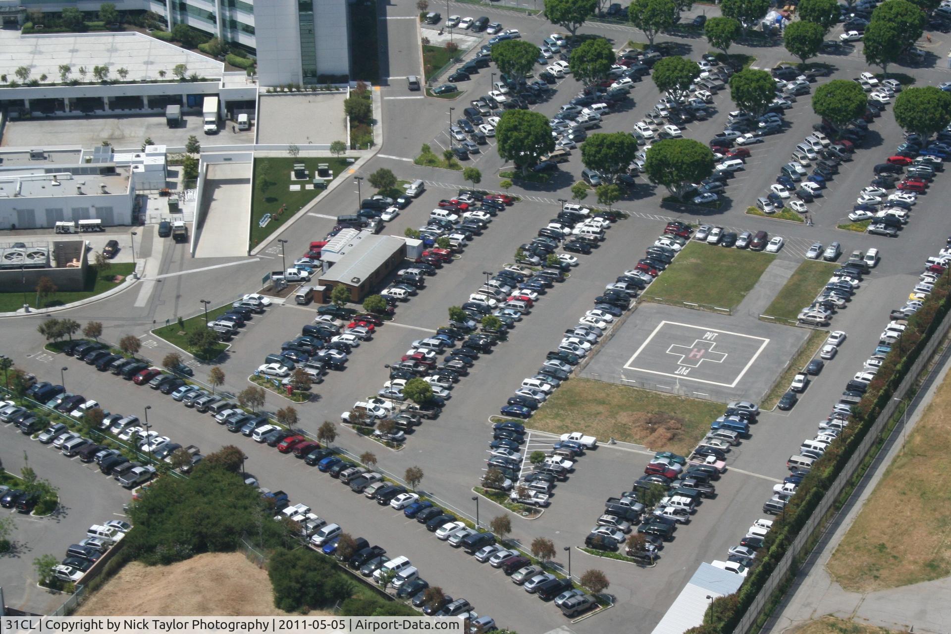 Presbyterian Intercommunity Hospital Heliport (31CL) - Taken while overflying the helipad