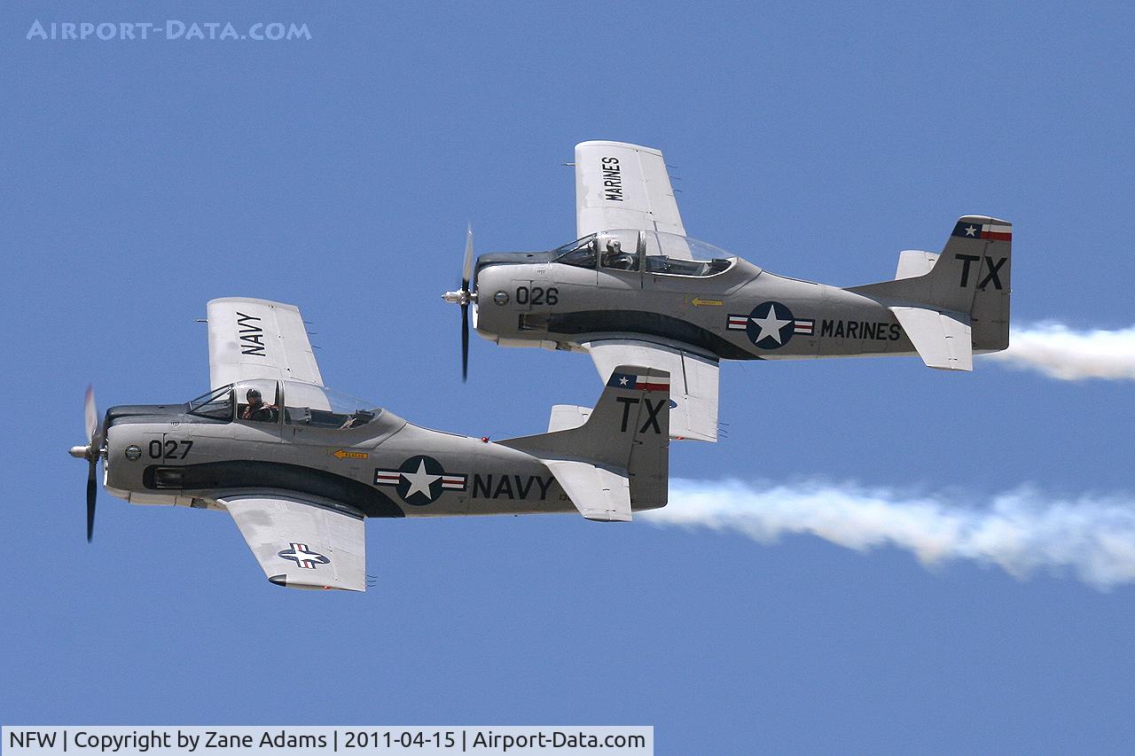 Fort Worth Nas Jrb/carswell Field Airport (NFW) - Trojan Phlyers team at the 2011 Air Power Expo - NAS Fort Worth