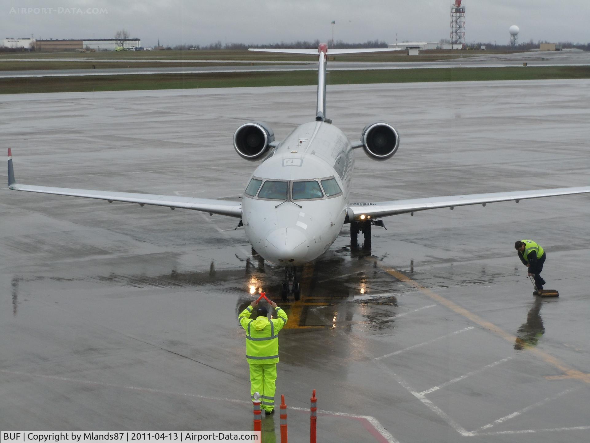 Buffalo Niagara International Airport (BUF) - A cold rainy day in Buffalo